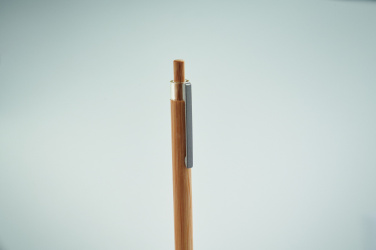 Logotrade business gift image of: Push button bamboo pen